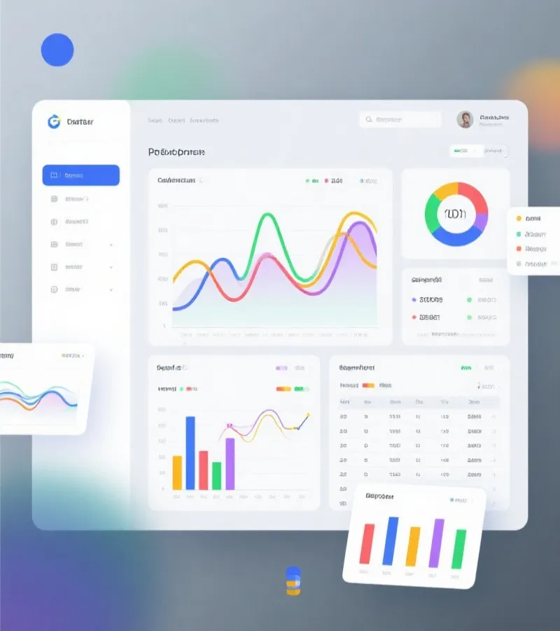 数据分析图表界面演示